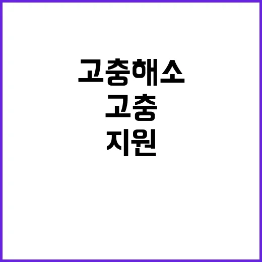 고충 해소 권익위의…