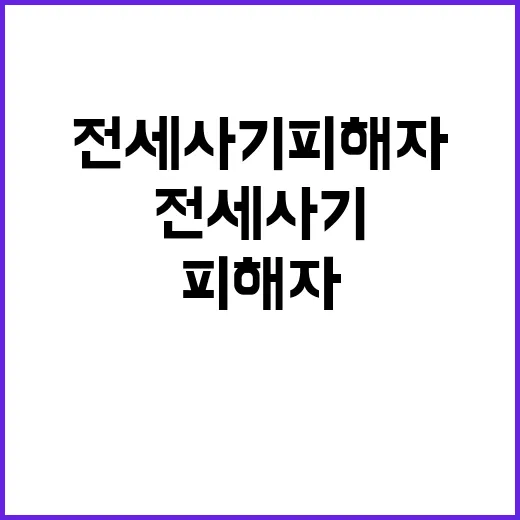 전세사기피해자 2만 4668건 소식 충격 공개!