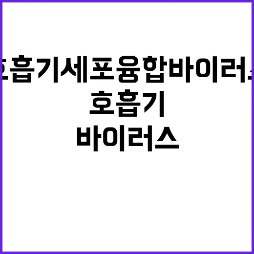 호흡기세포융합바이러…