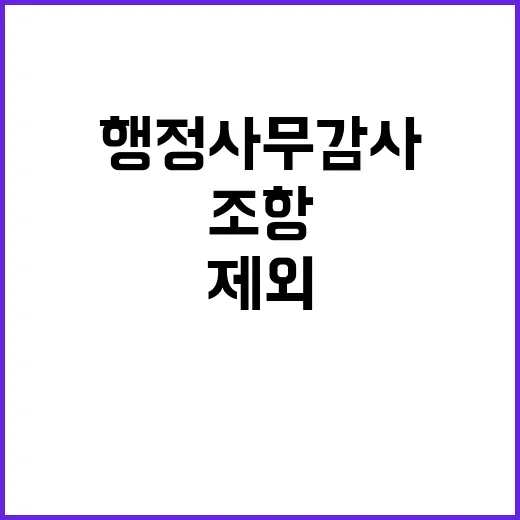 행안부 “행정사무감사 조항 제외 이유는?”