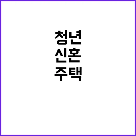 청년 주택 신혼 가…