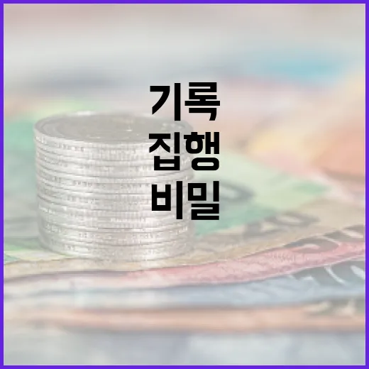 358조원 신속집행 역사적 기록 달성의 비밀!