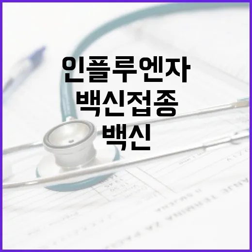 어린이 인플루엔자 백신 접종 반드시 서두르길!