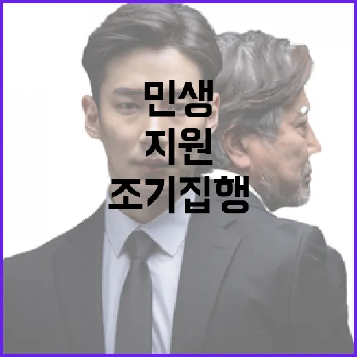 정부 민생 지원 강력 추진…40% 재정 조기 집행!