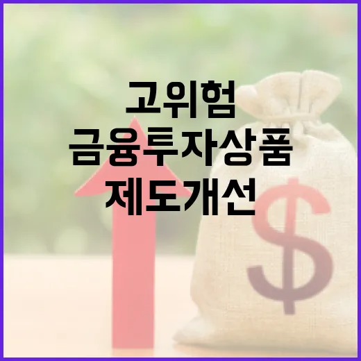 금융위 고위험 금융투자상품 제도개선 결정 없다