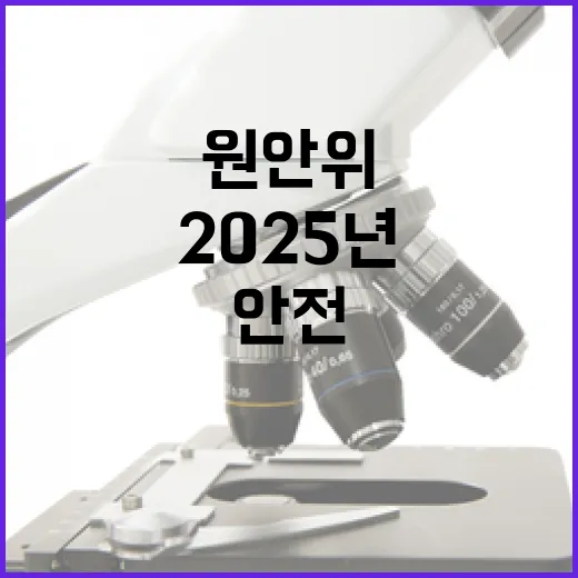 원전 안전검사 확대 2025년 원안위 계획 공개!