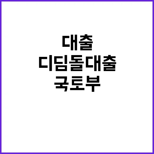 디딤돌 대출, 국토…