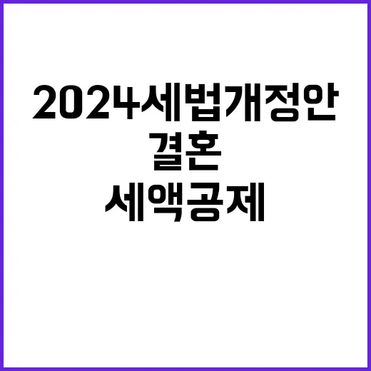 2024 세법 개정…