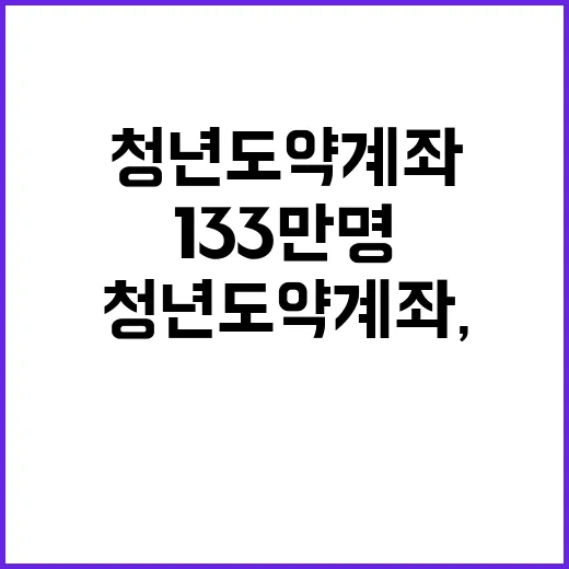 청년도약계좌, 133만 명이 선택한 이유는?