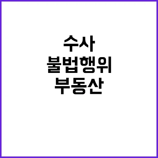 부동산 수사 불법행…