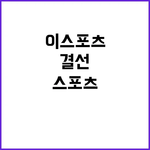 이스포츠 결선 온라…