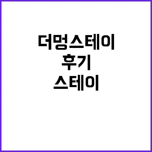 더멍스테이 반려견과…