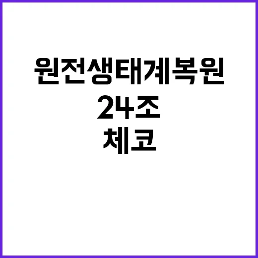 원전 생태계 복원 24조 체코의 놀라운 계획!