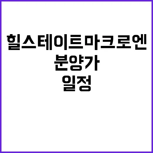 힐스테이트 마크로엔…