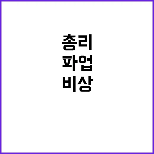 총리 비상 의료체계…