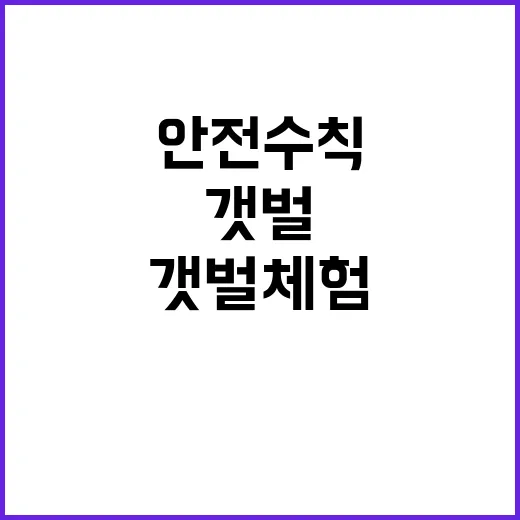 갯벌 체험 반드시 …