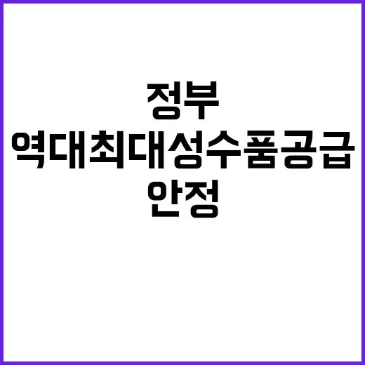 정부 역대 최대 성…