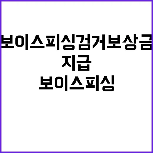 신고기간 보이스피싱…