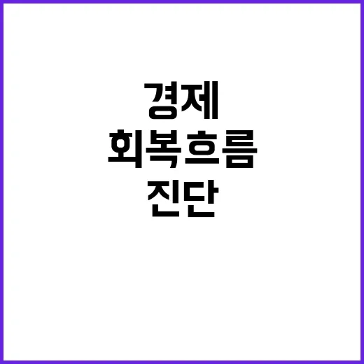 경제 회복 흐름 기…