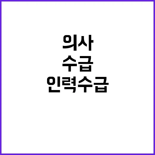 의사·간호사 인력수…