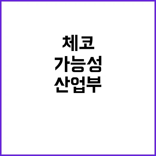 “체코 대출 가능성…