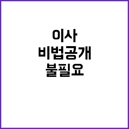 이사 불필요 물건 완벽 정리 비법 공개!