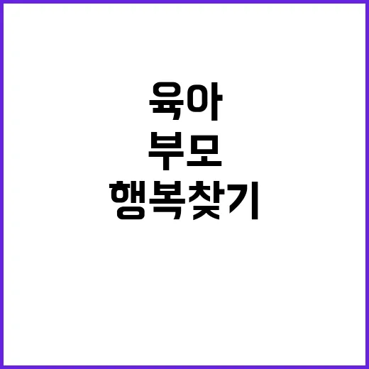 육아보육 지원 부모와 아이의 행복 찾기!