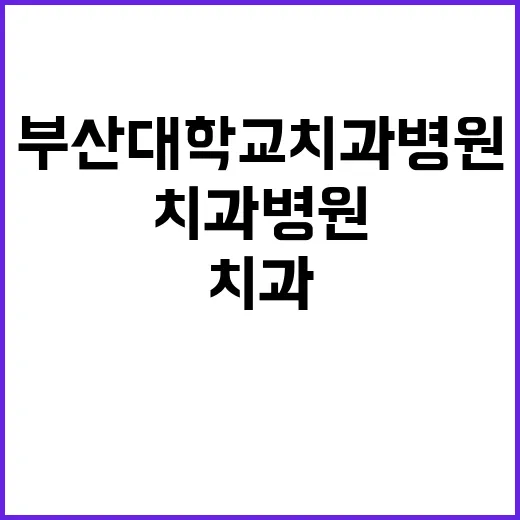 부산대학교치과병원 계약직(보건직) 직원 모집 공고