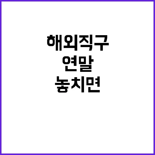 “연말 해외직구 주…