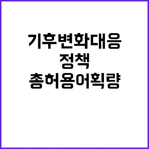 어선 총허용어획량 …