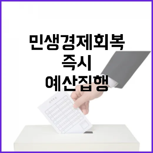 “예산 집행 즉시 민생경제 회복 안전사고 대비”