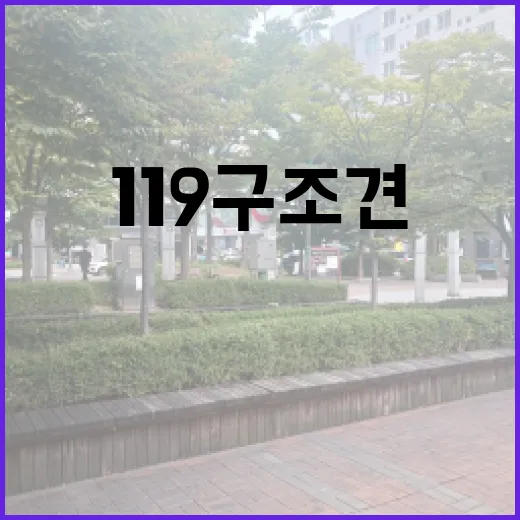 119구조견 지난해 27명 구조의 놀라운 성과!