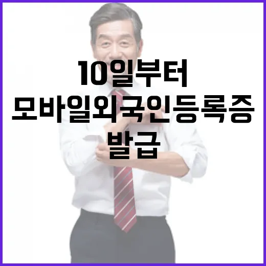 모바일 외국인등록증…