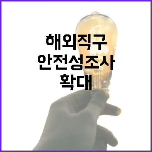 해외직구 제품 안전성조사 1000개로 확대 발표!