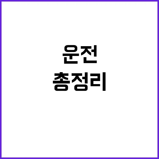 운전상식 뒤돌면 헷…