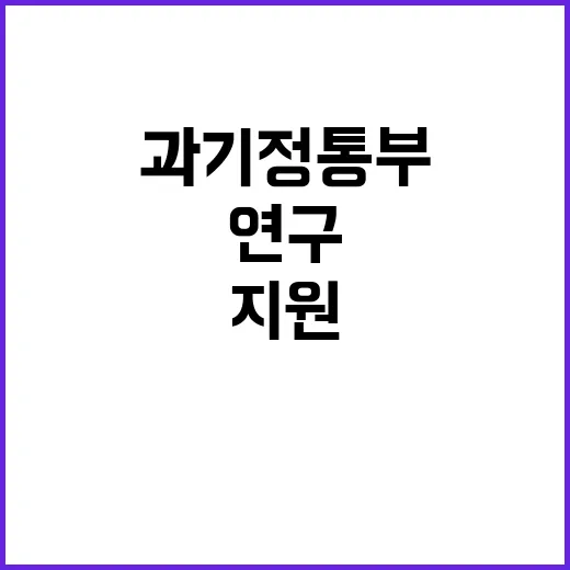 “연구인력 지원 과…