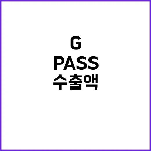 GPASS 수출액 증가의 놀라운 진실!