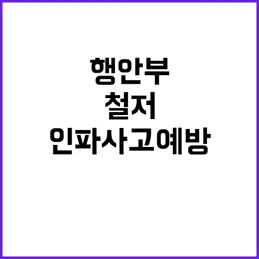 인파사고 예방 행안…