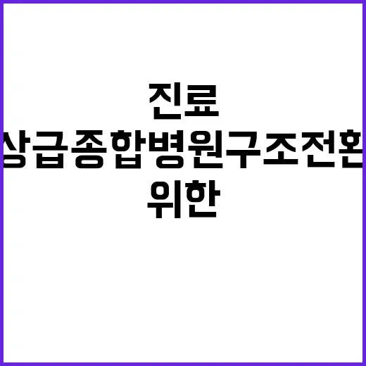 상급종합병원 구조전…