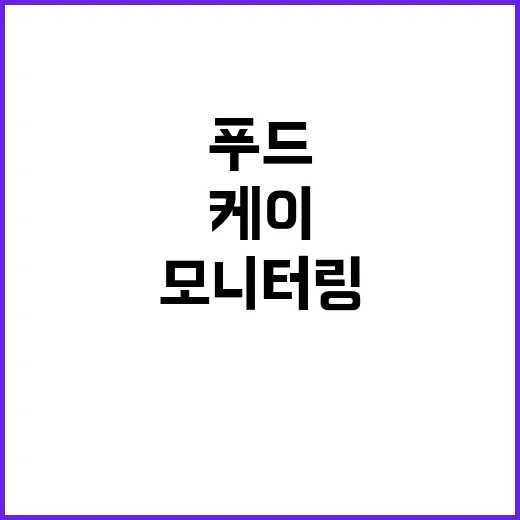 케이푸드 모방품 현지 모니터링 결과 공개!