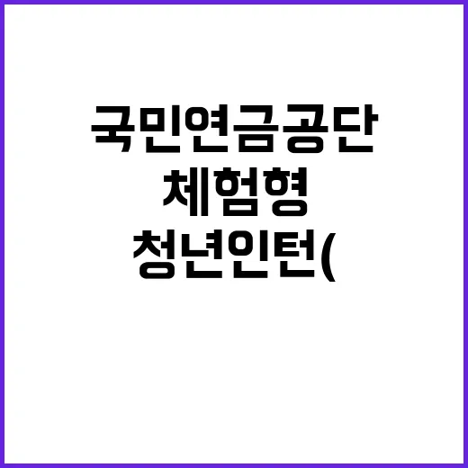 국민연금공단 청년인…