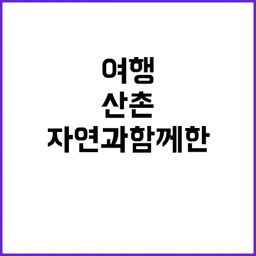 산촌의 추억