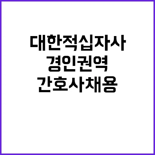 경인권역재활병원 정규직 간호사 채용 공고