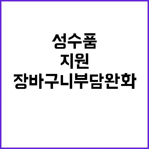 추석 성수품 장바구…