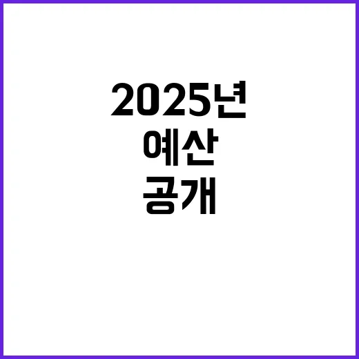 민생 2025년 예산의 핵심 기재부 입장 공개!