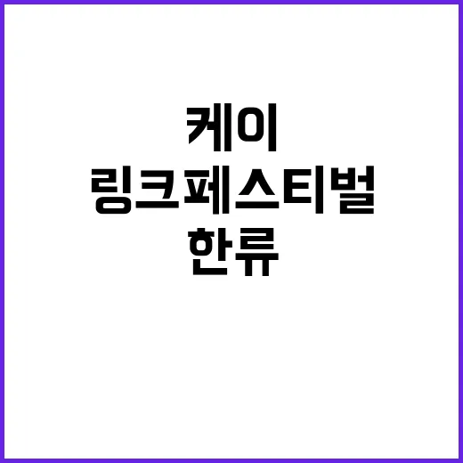 케이링크 페스티벌 …