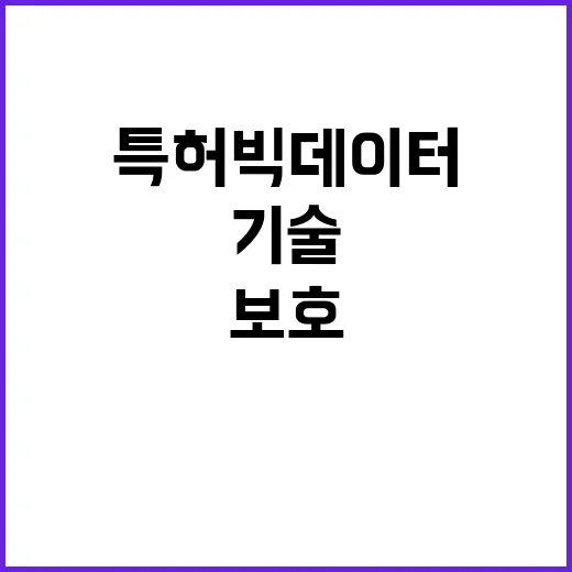 특허빅데이터 보호 기술유출 막기 위한 새로운 전략!