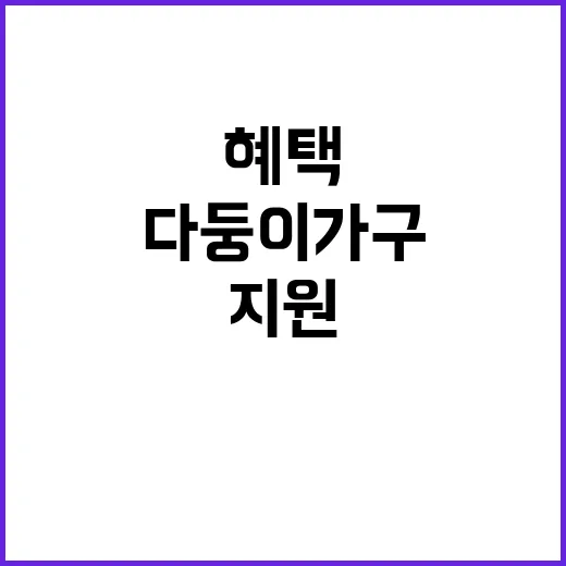 다둥이 가구 더 많…