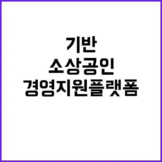 소상공인365 데이터 기반 경영지원 플랫폼 시범 운영 시작!