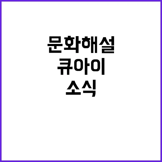 큐아이 국립춘천박물관 문화해설 서비스 확대 소식!